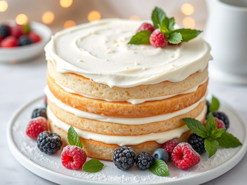 Vanilla Pudding Cake